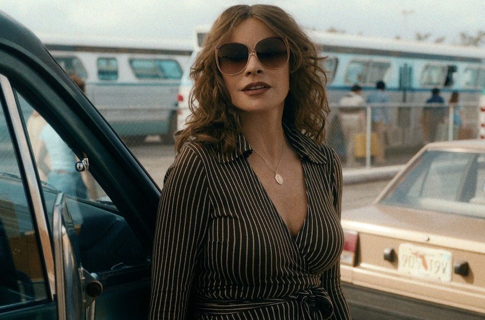 Sofia Vegara in Griselda on Netflix