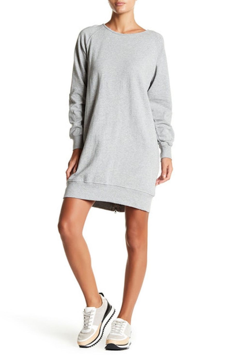 Solutions Zip Back Sweater Dress