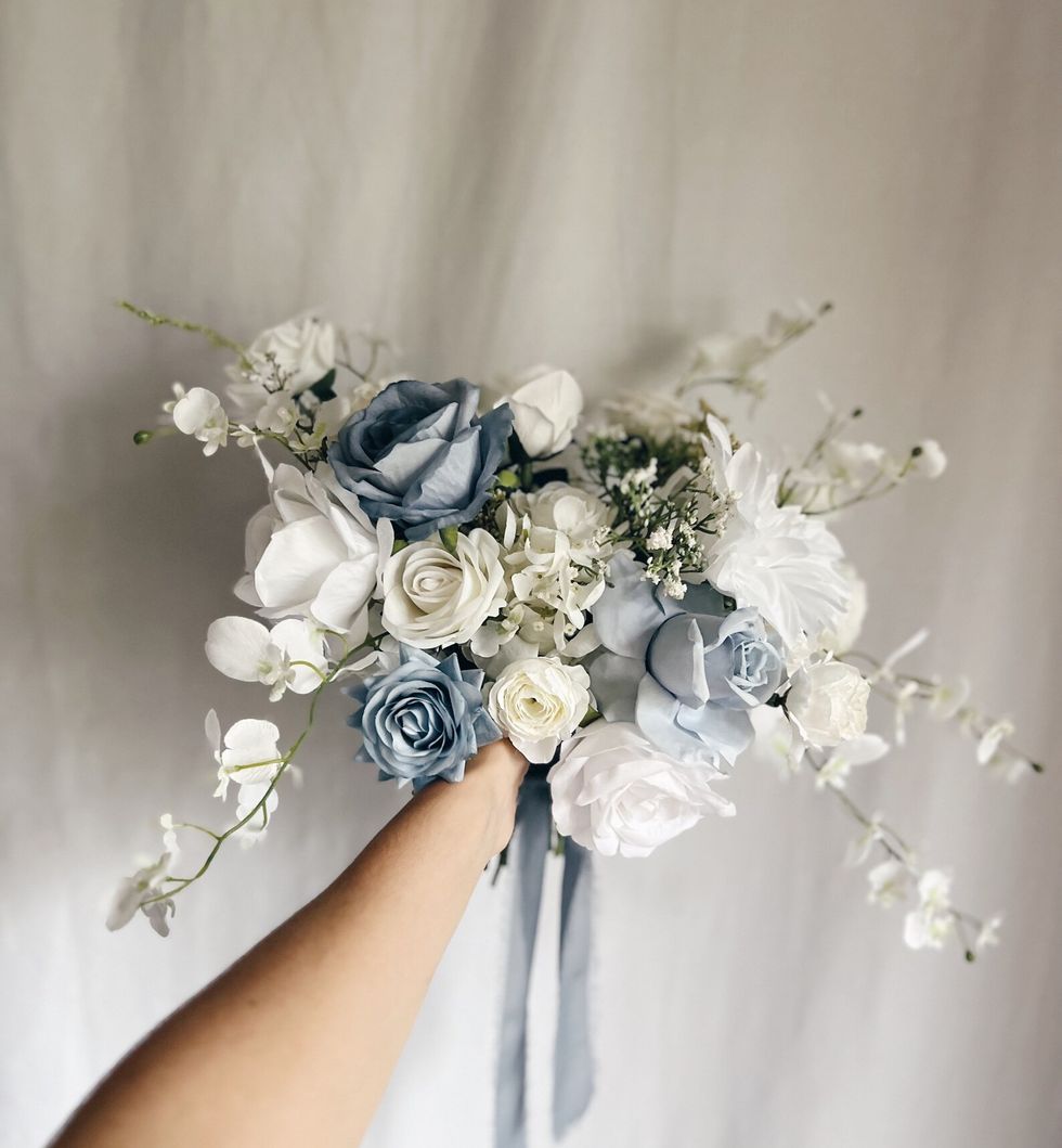 something blue bouquet