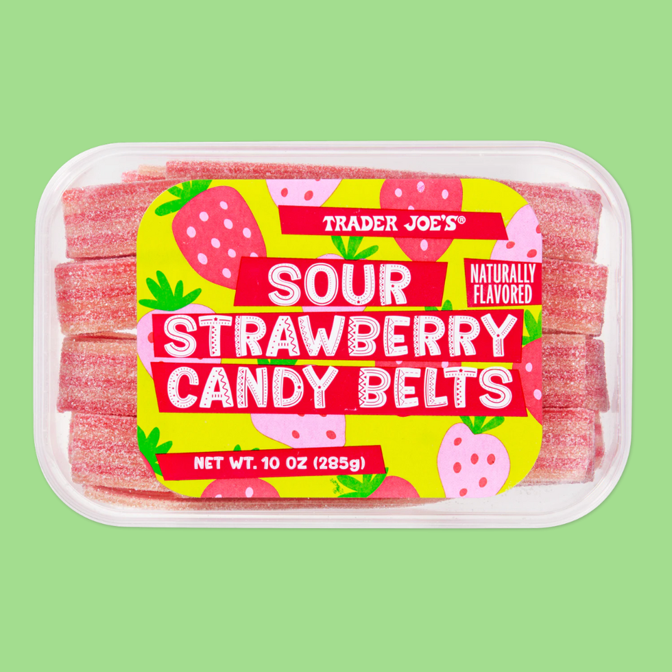 Sour Strawberry Candy Belts
