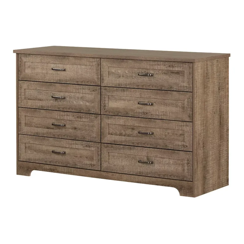 South Shore Weathered Oak Prairie Dresser