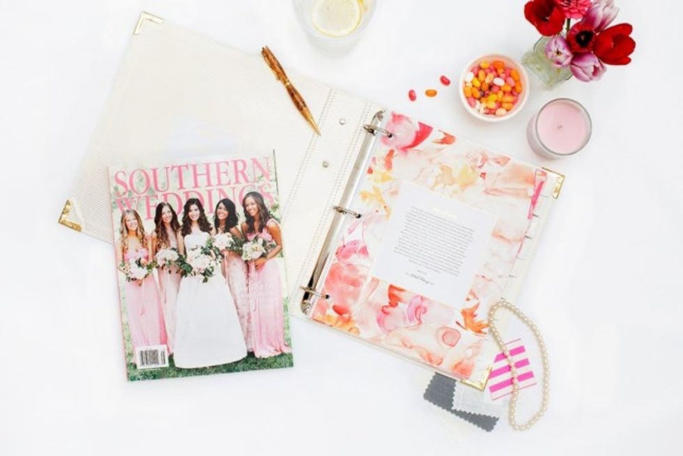 Southern Weddings Planner inside