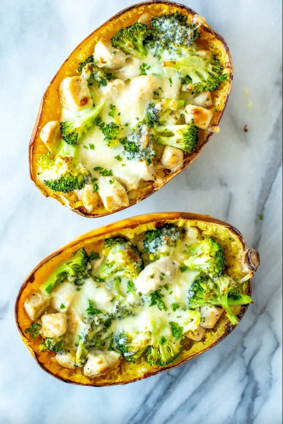 Spaghetti Squash Alfredo