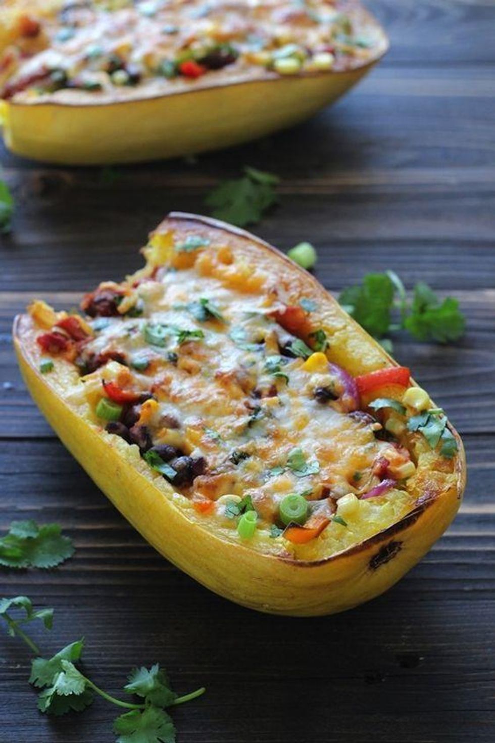 spaghetti squash burrito bowl