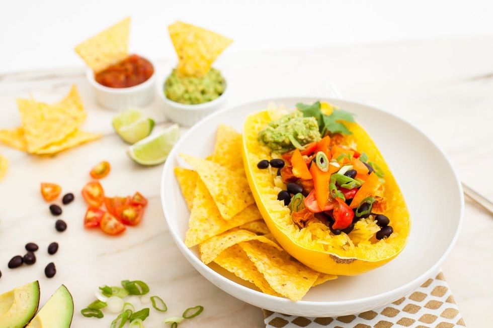 Spaghetti Squash Burrito Bowls