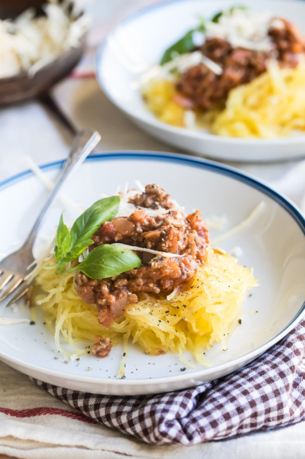 Spaghetti Squash With Meat Sauce