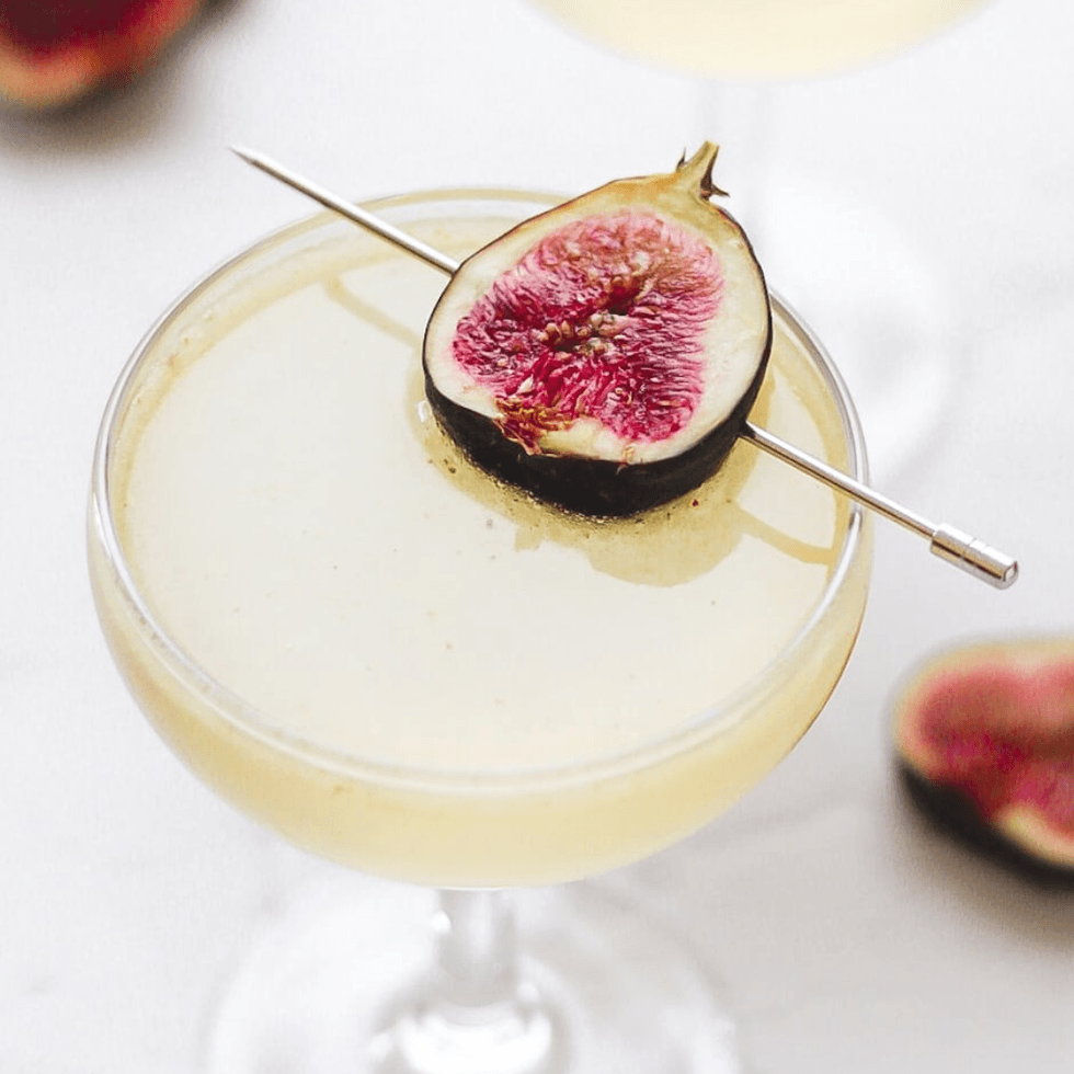 Sparkling Fig Cocktail
