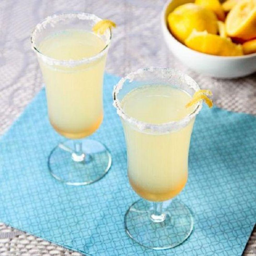Sparkling Ginger Lemon Mocktail