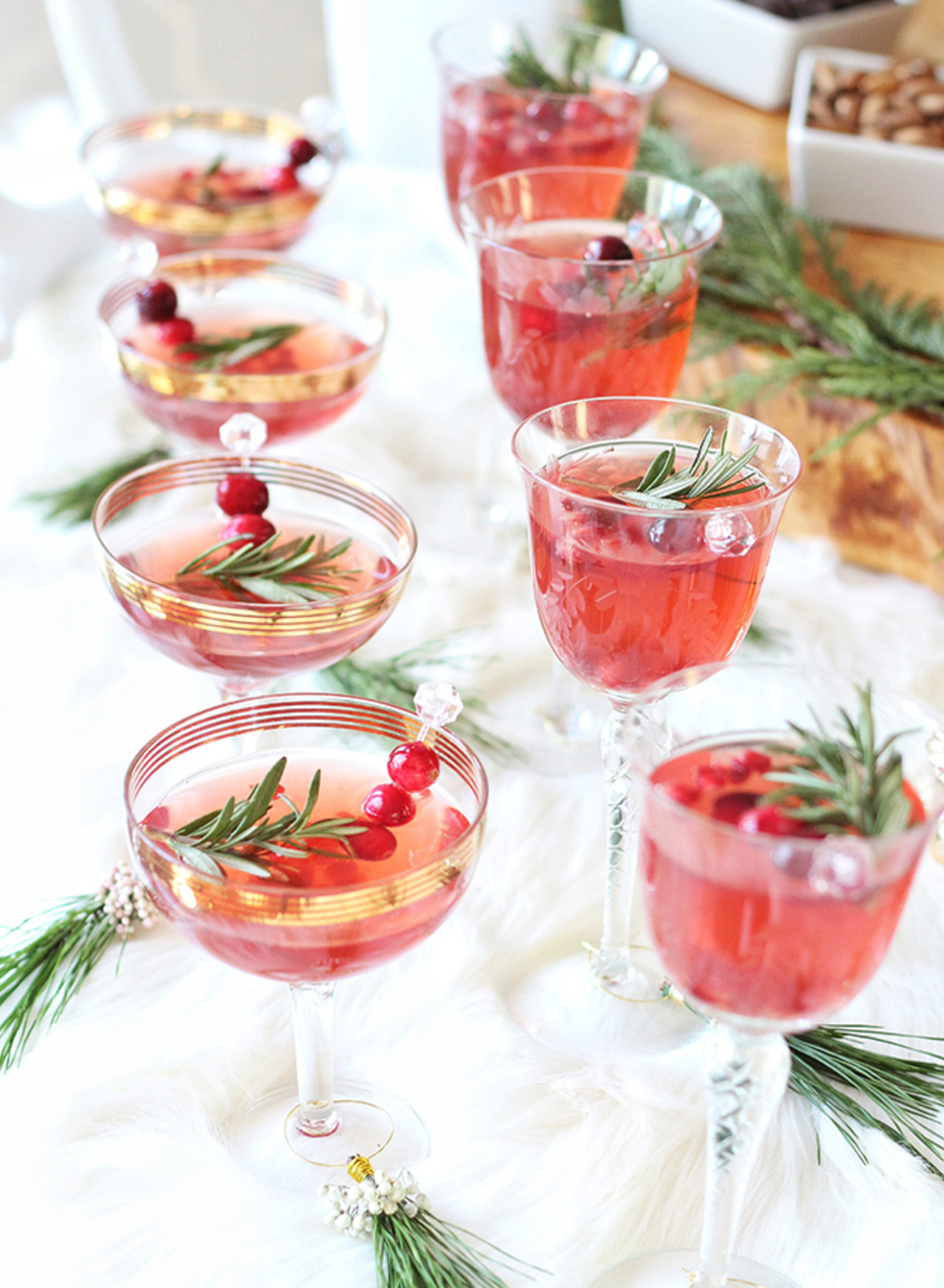 Sparkling Pomegranate Cranberry Sangria