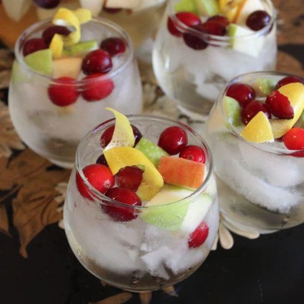 Sparkling White Cranberry Sangria