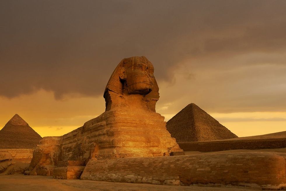 Sphinx and Great Pyramid of Giza