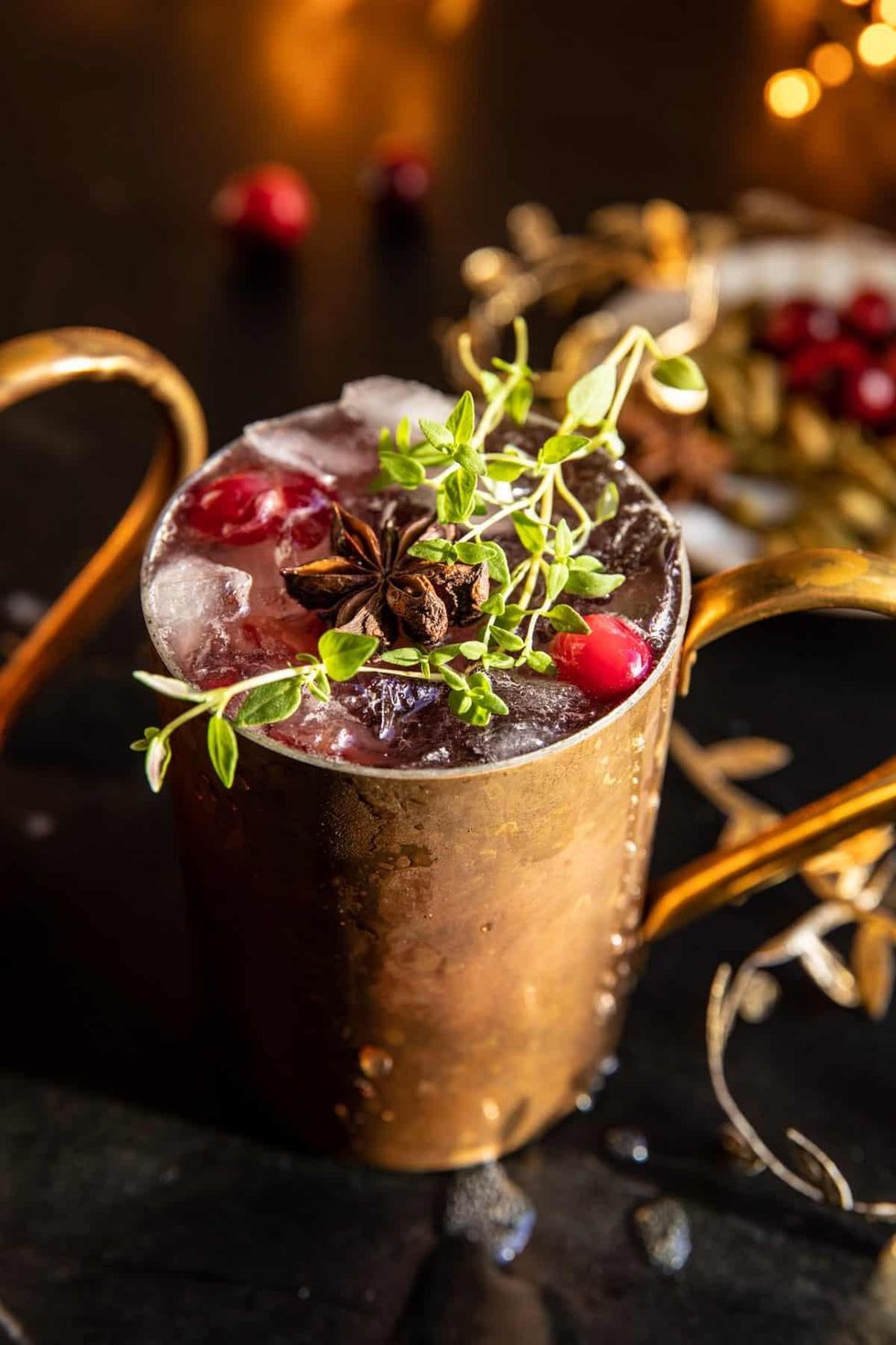 Spiced Cranberry Mule recipe