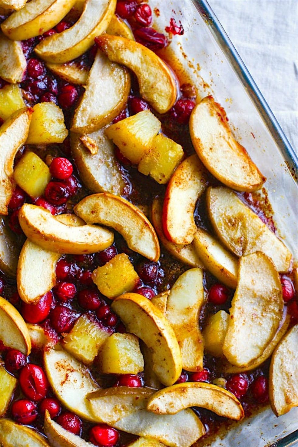 Spiced Hot Fruit Bake Fall Brunch Recipes