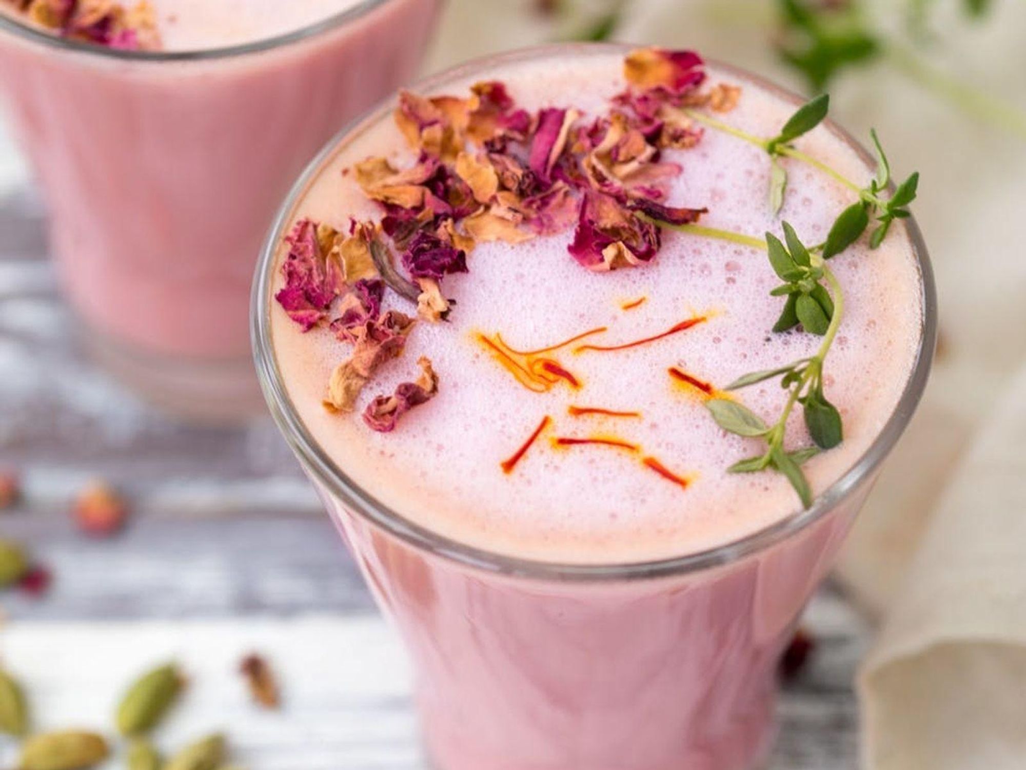 Spiced Rose Latte