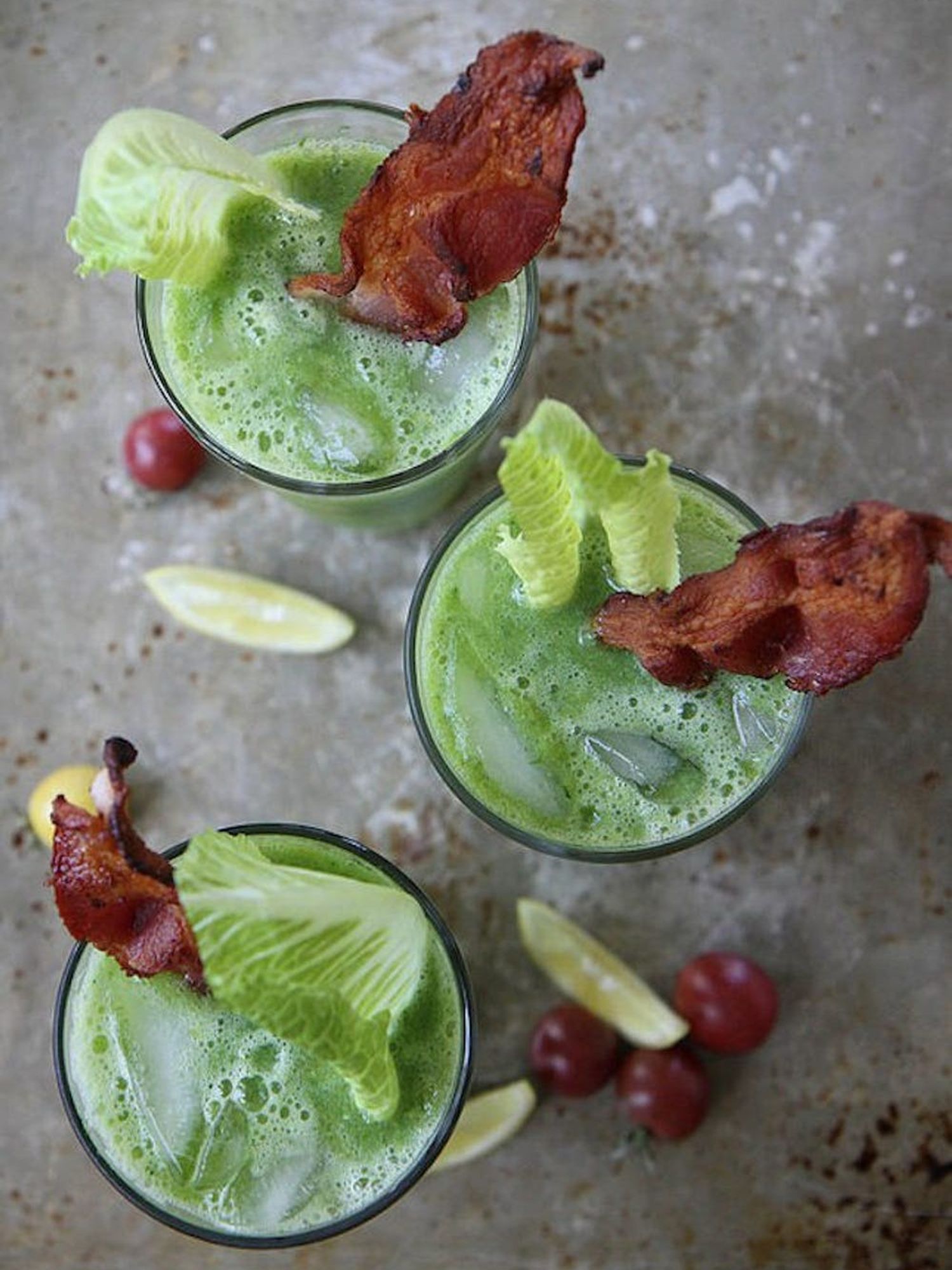 Spicy BLT Green Bloody Marys