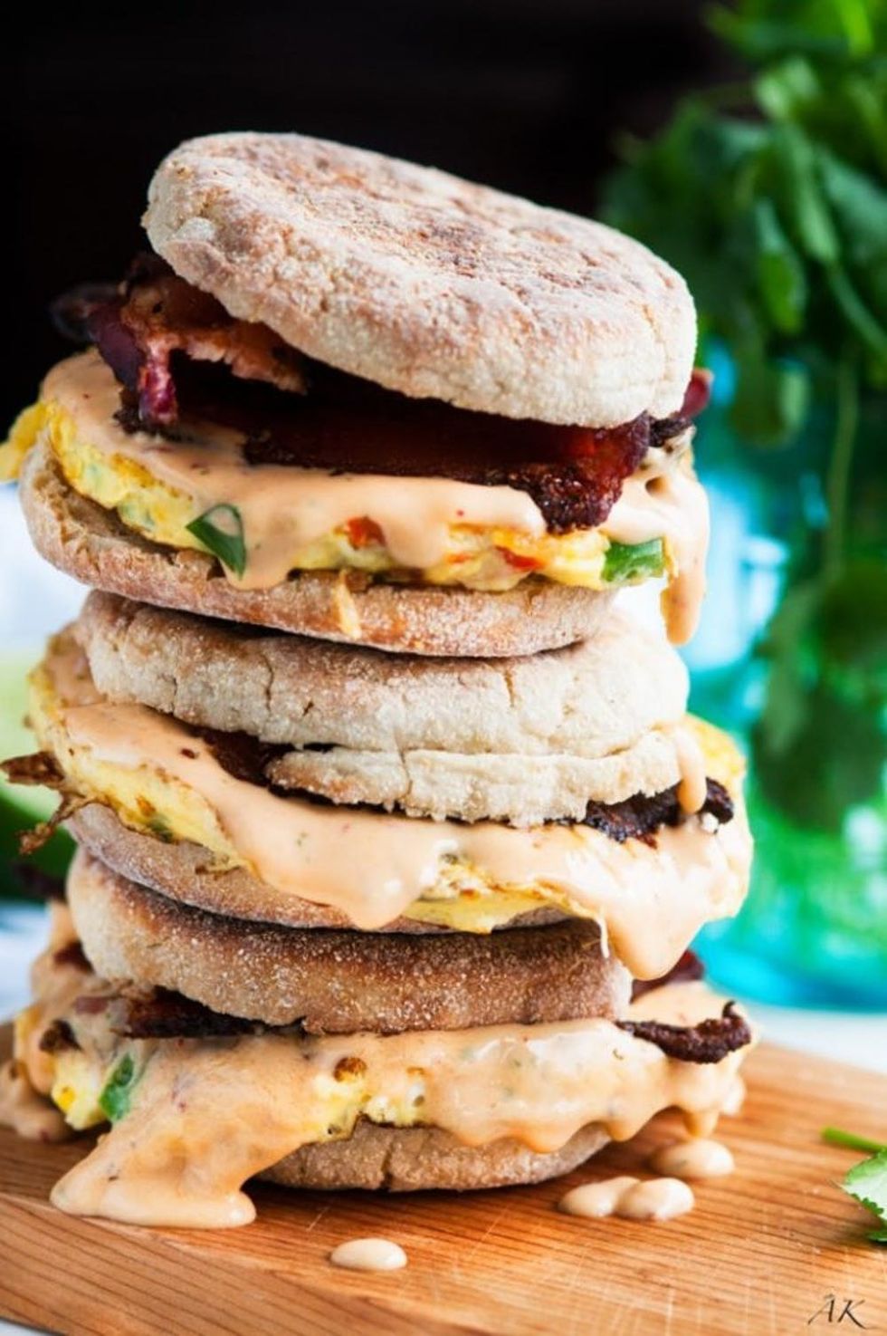 Spicy-Chipotle-English-Muffin-Breakfast-Sandwiches