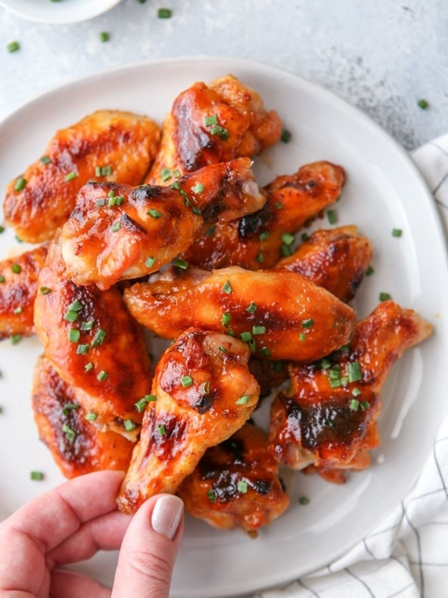 Spicy Maple Baked Chicken Wings