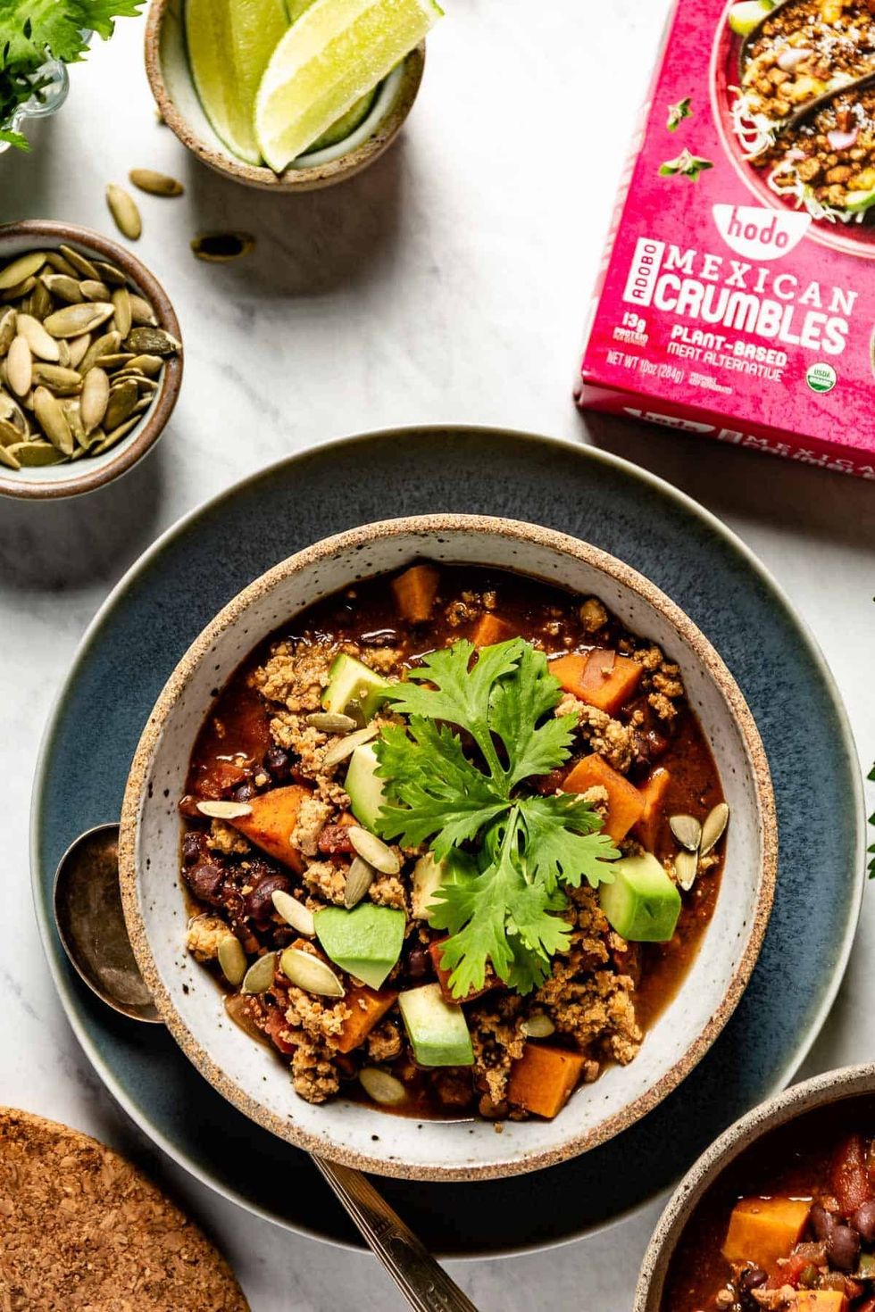 Spicy Vegan Chocolate Chili