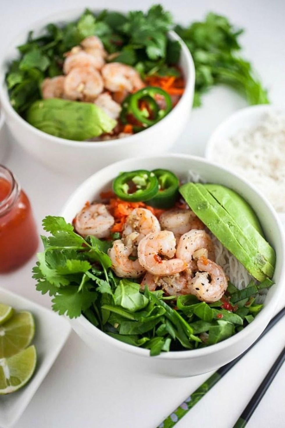 Spicy Vietnamese Salad With Garlic Shrimp easy dinner recipes