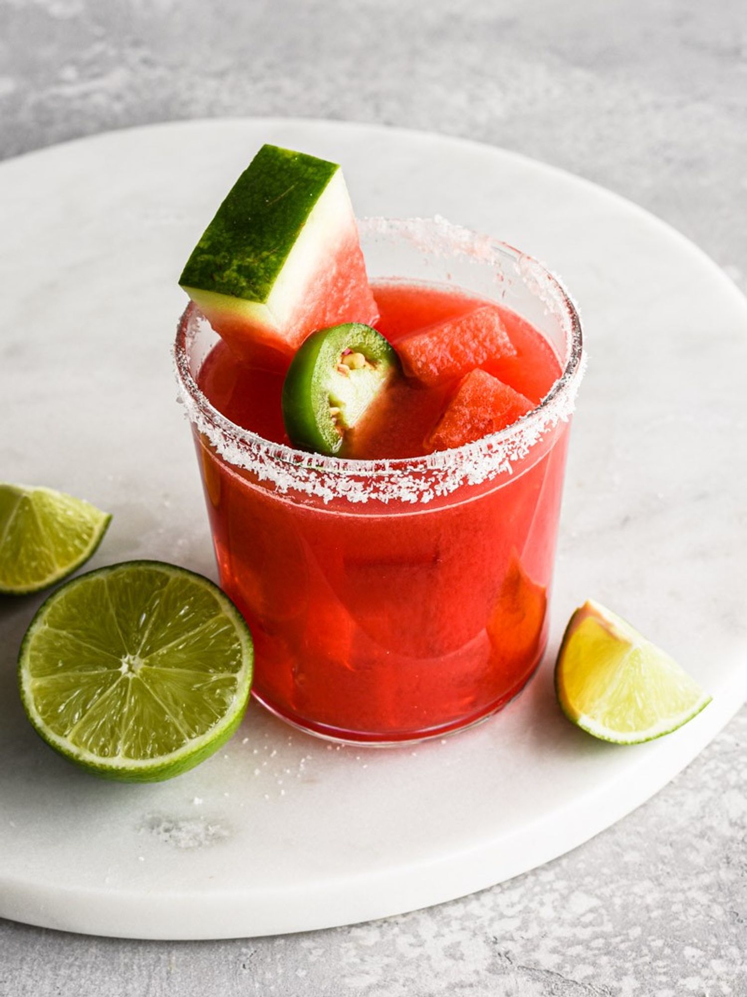 Spicy Watermelon Margaritas