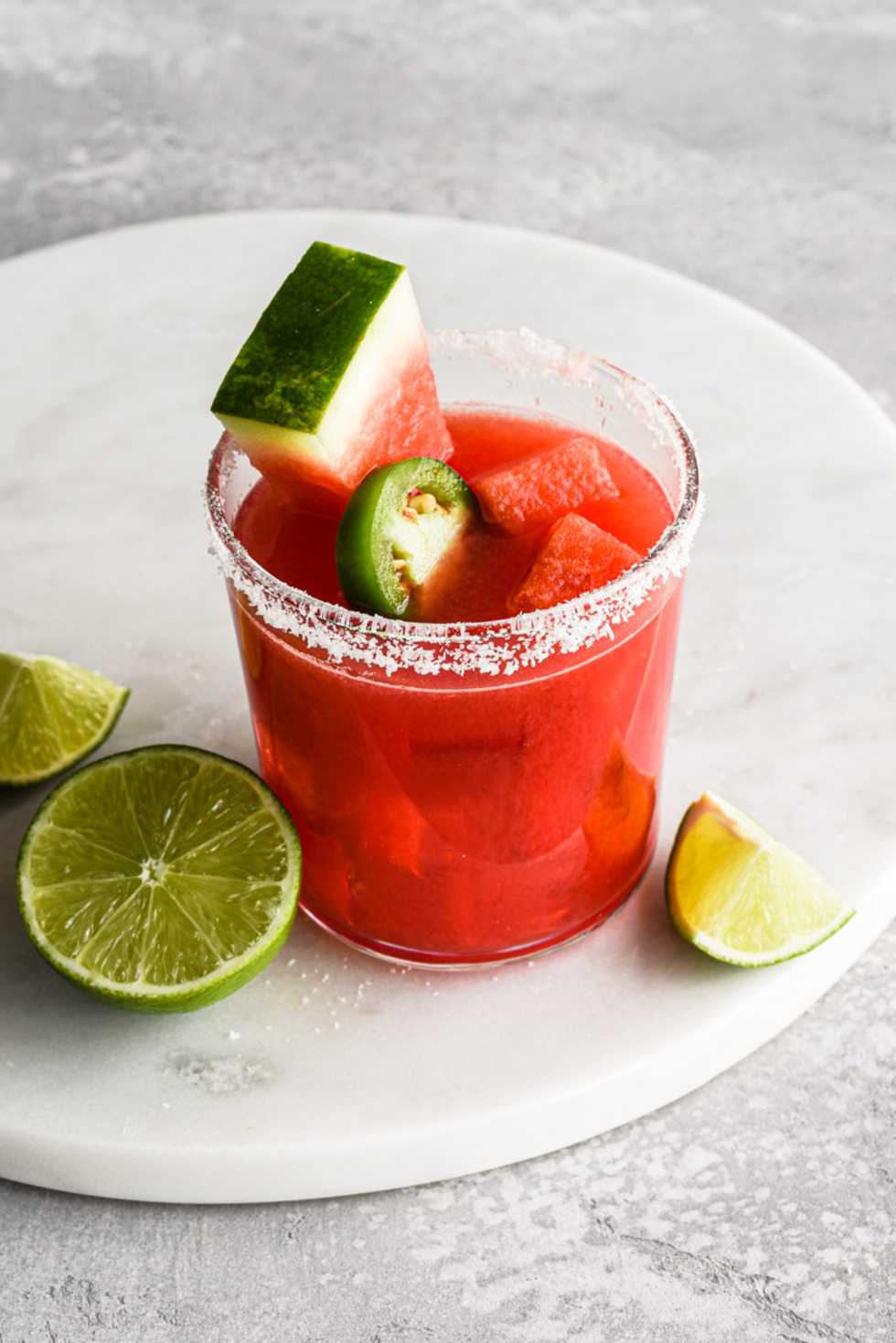SPICY WATERMELON MARGARITAS