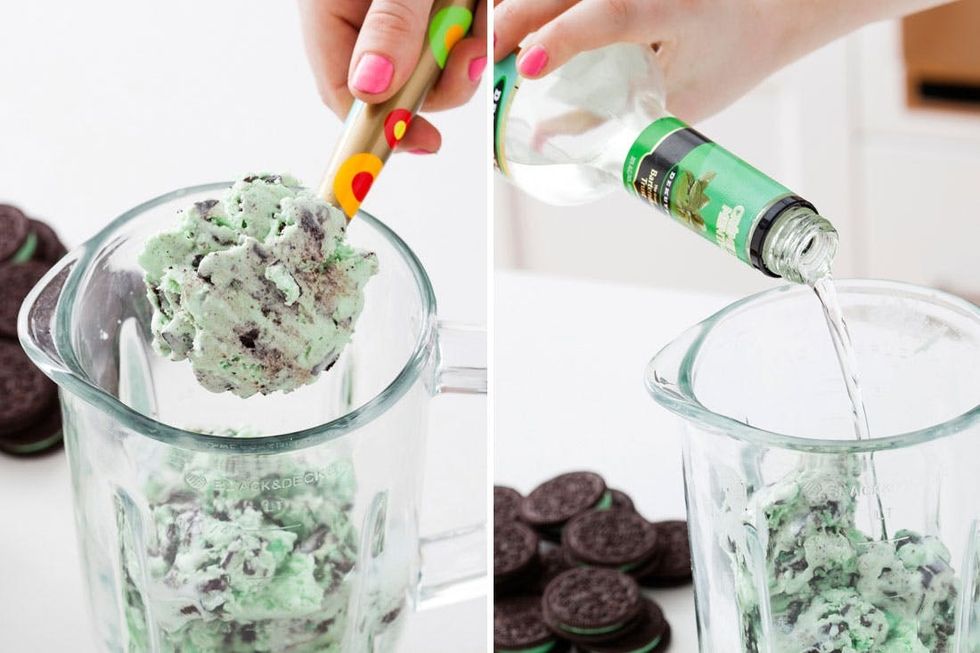 Spiked Mint Oreo Milkshake Recipe