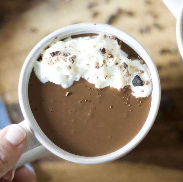 Spiked Pumpkin Hot Chocolate