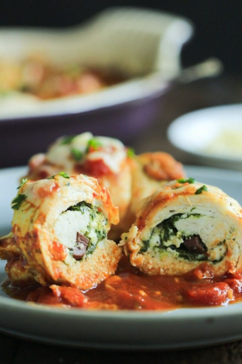 Spinach-and-Feta-Stuffed Chicken Breasts