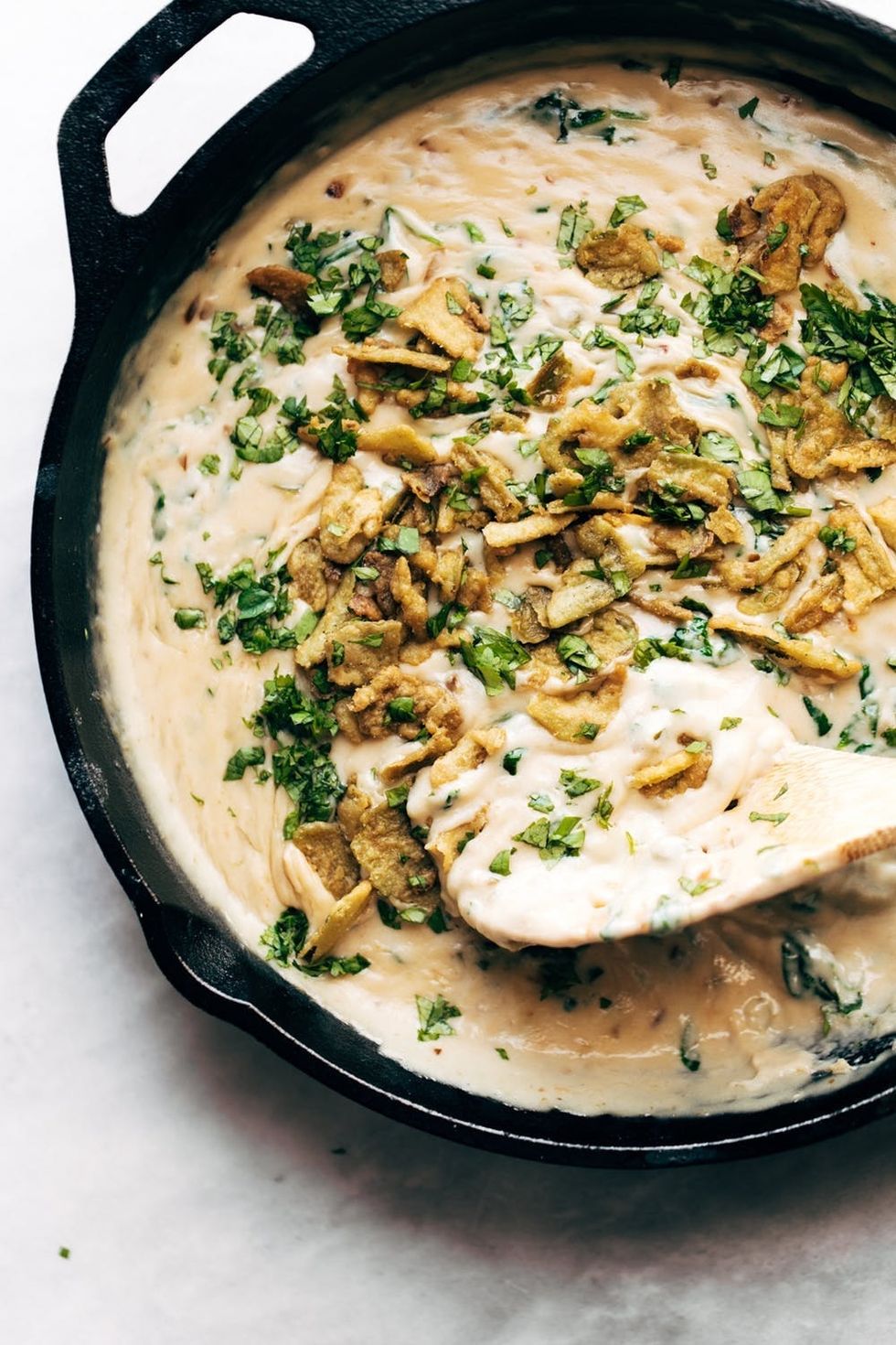 Spinach Jalape\u00f1o Queso Dip