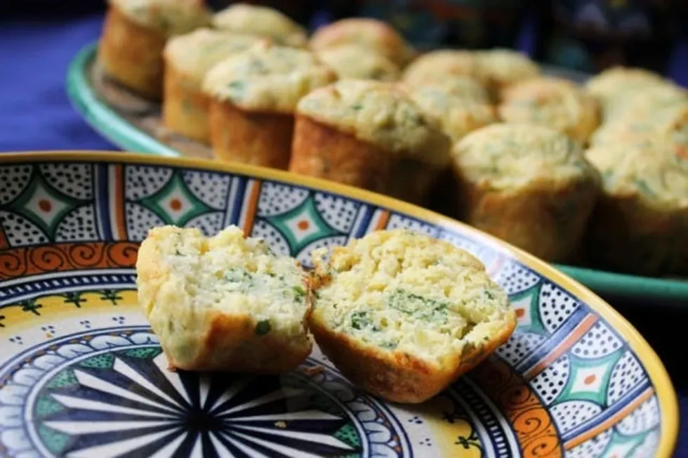 spinach muffins