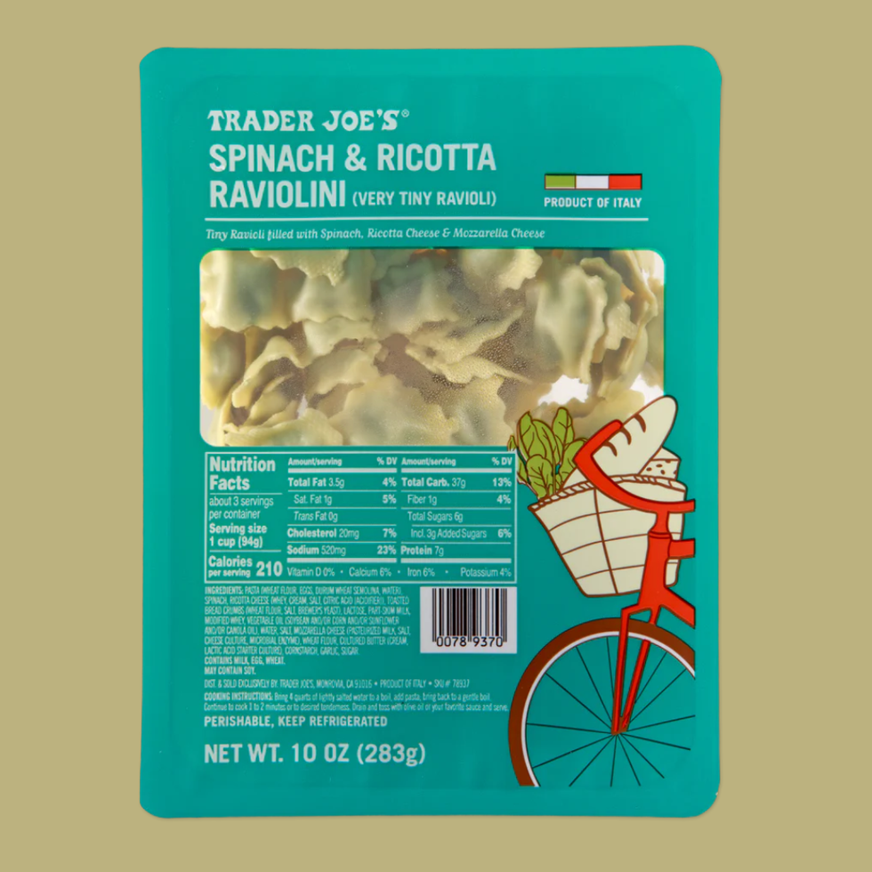 Spinach & Ricotta Raviolini