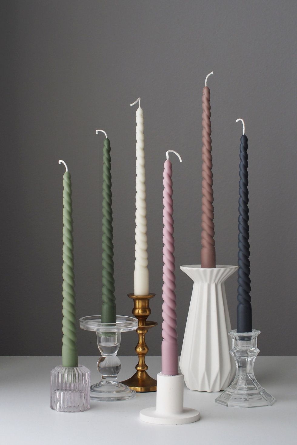 Spiral Taper Candles
