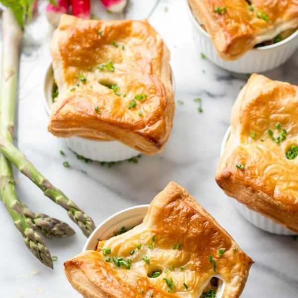 Spring Chicken Pot Pies