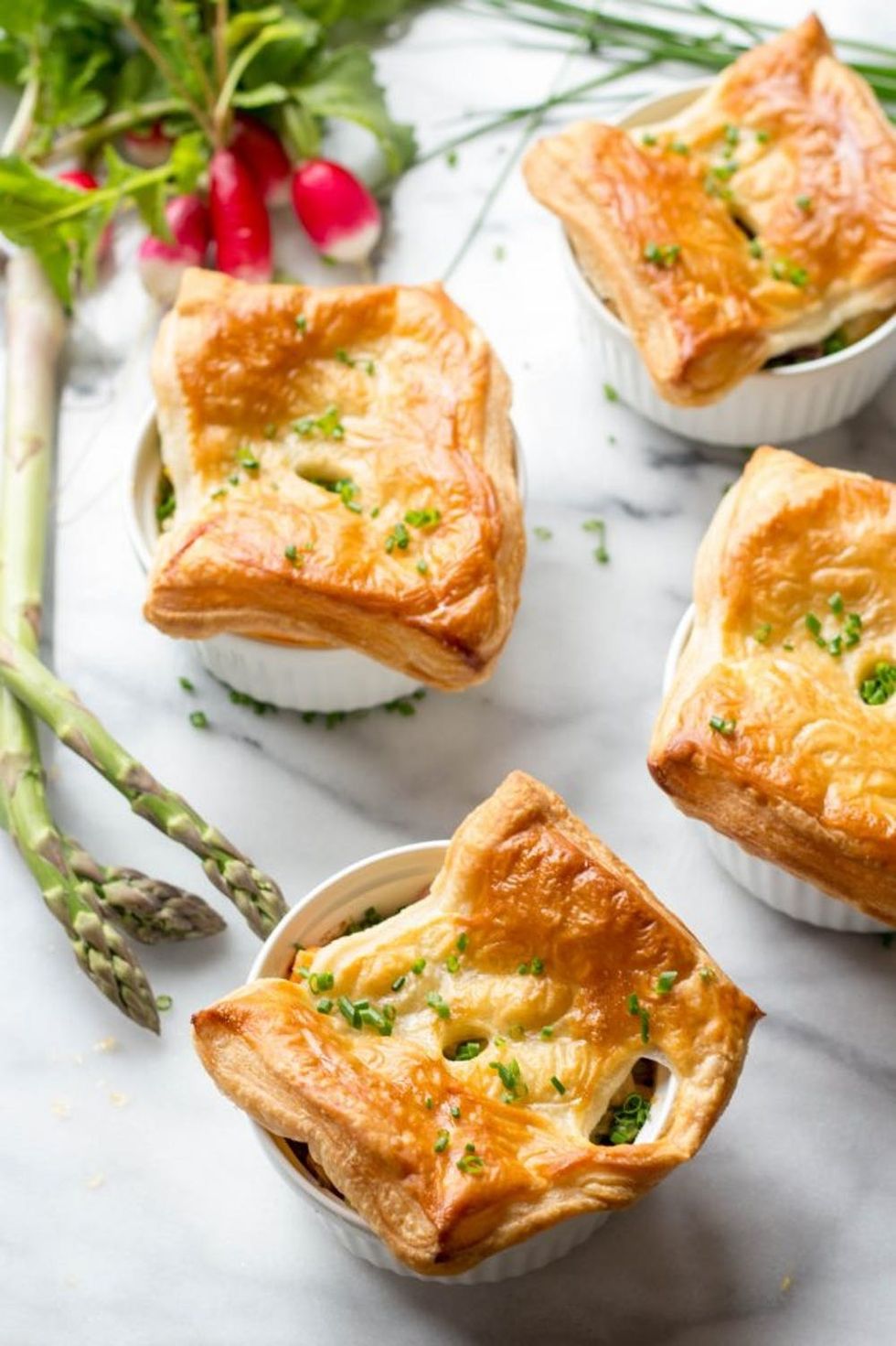 Spring Chicken Pot Pies