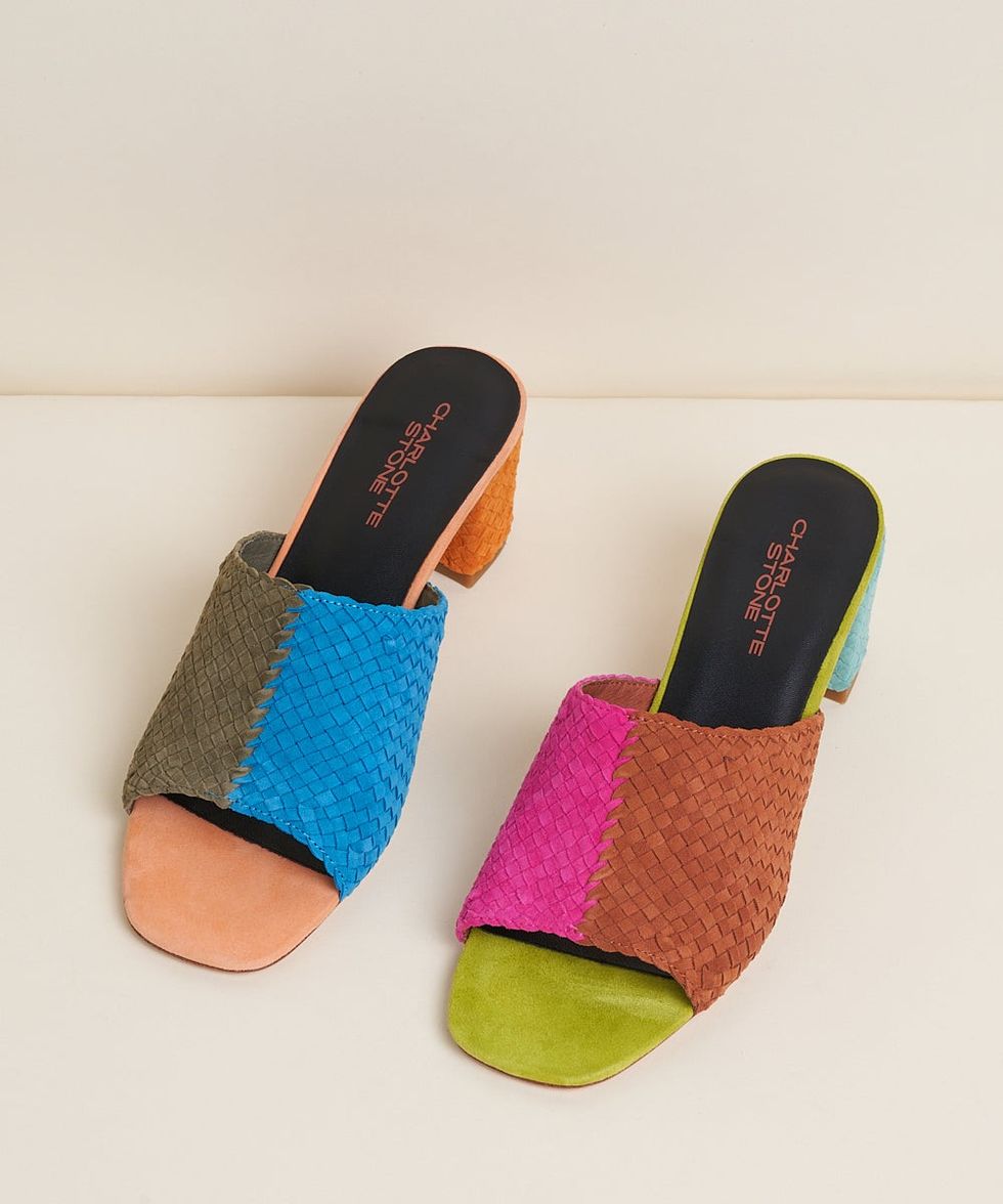 spring shoes Charlotte Stone Lenu Mules in Nassau