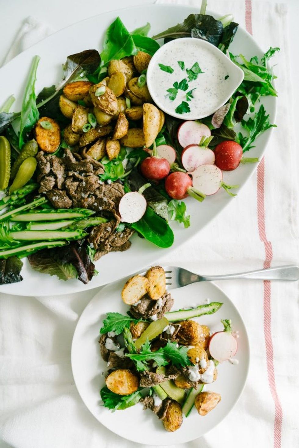 Spring Vegetable and Baby Potato Salad