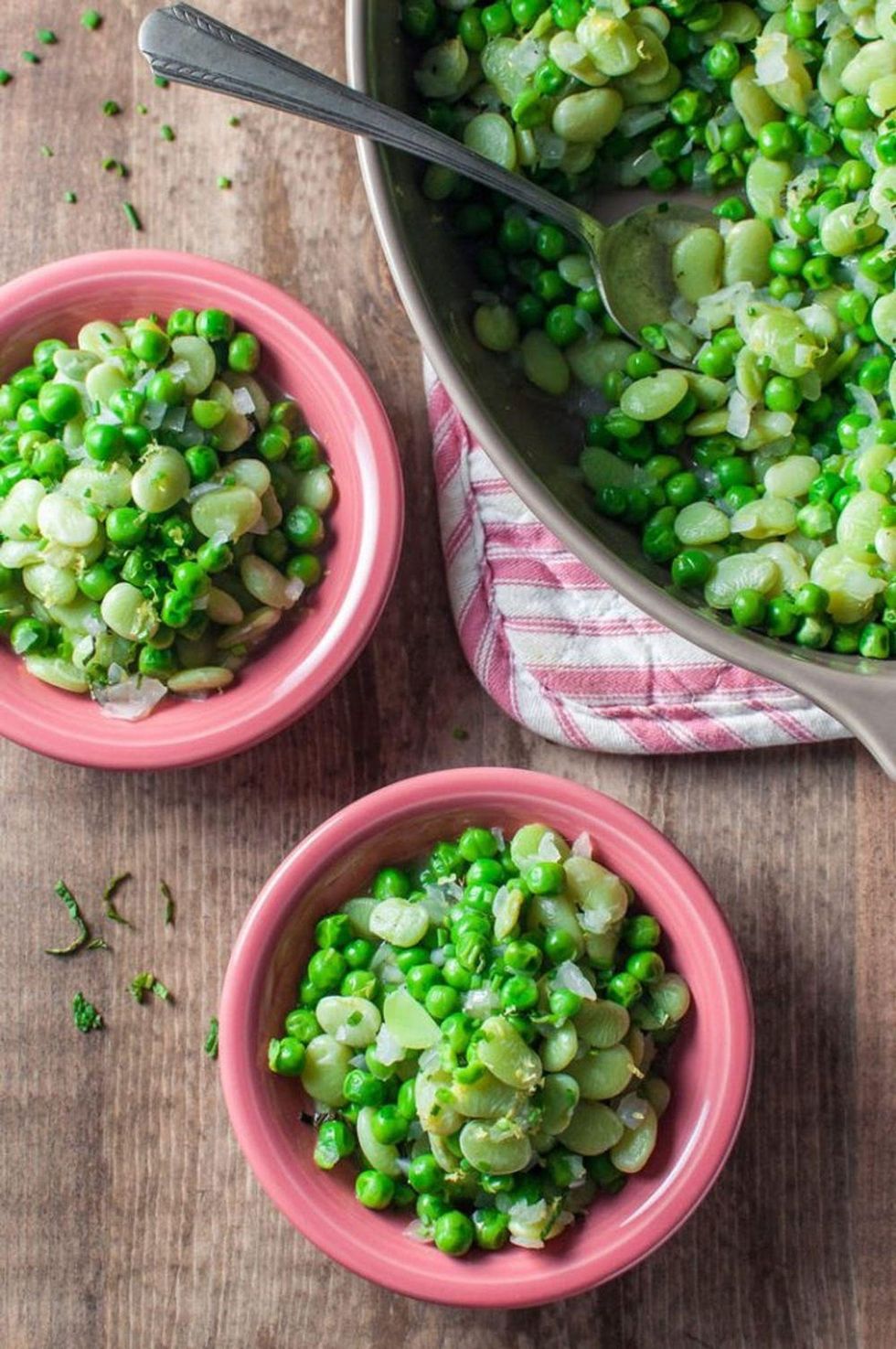 Springtime Buttered Peas and Limas
