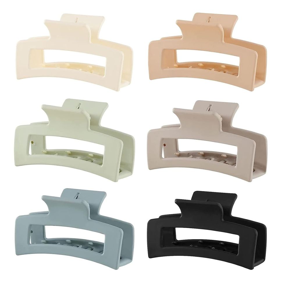 Square Claw Clips 6-Pack