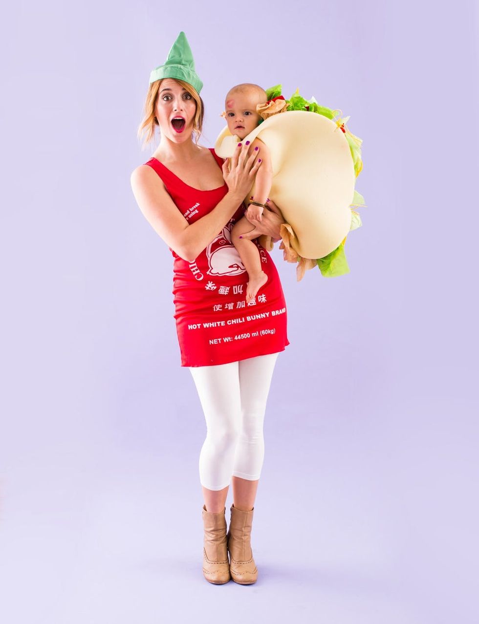 Sriracha and Tacos Funny Halloween Group Costume