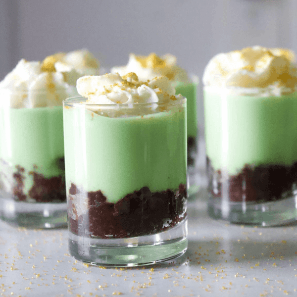 St. Patrick's Day Dessert Shots