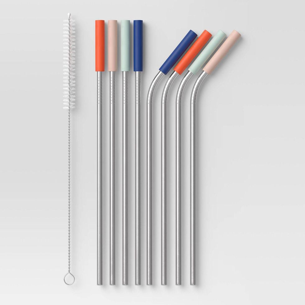 Stainless Steel Straws with Cleaning Brush