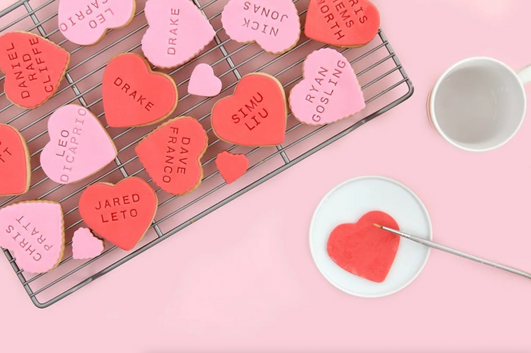 Heart Stamp DIY - The Cookie Snob