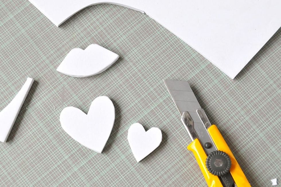 Stamped Valentine's Day Bandanas