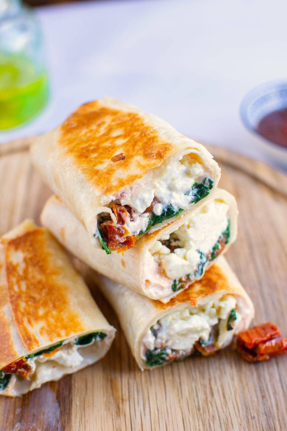 Starbucks Copycat Spinach Feta Wrap