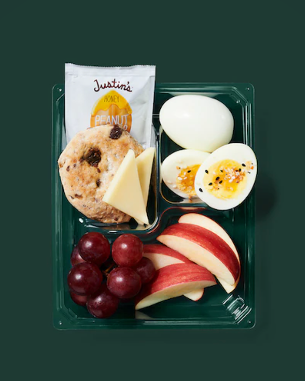 Starbucks Eggs & Cheddar Protein Box healthy fast food