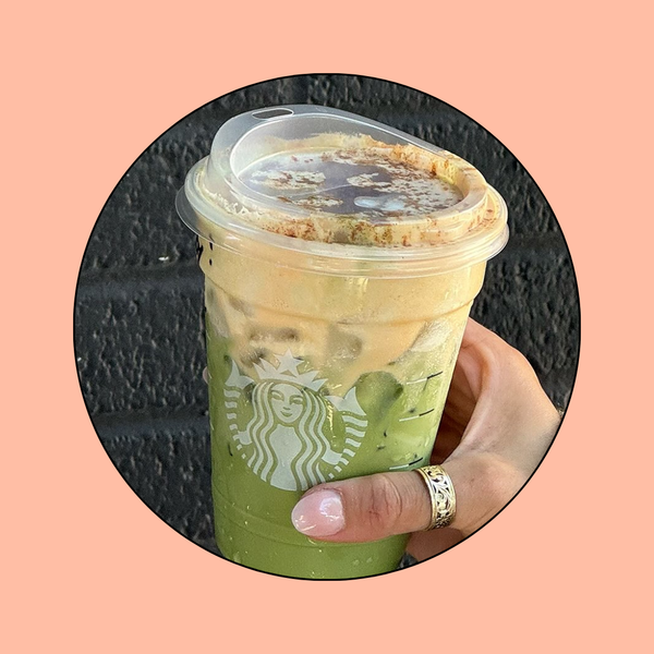 Starbucks Fall Secret Menu Drink, Pumpkin Spice Iced Matcha Latte