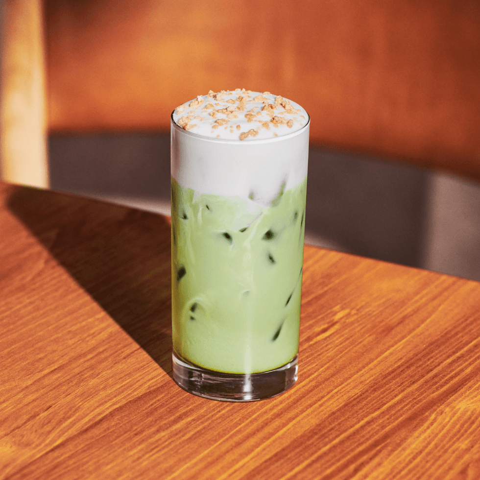 Starbucks Iced Banana Bread Matcha