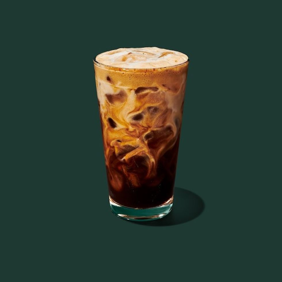 starbucks Iced Shaken Hazelnut Oatmilk Espresso