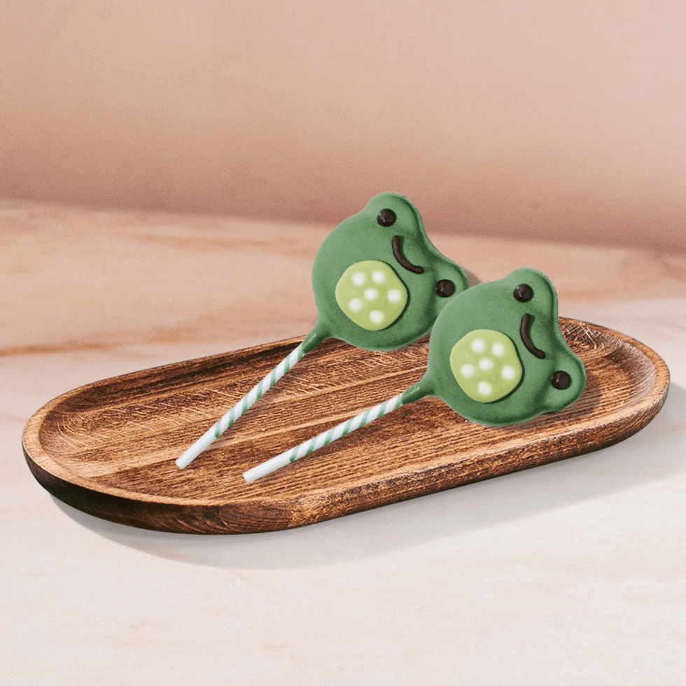Starbucks is launching a new Frog Cake Pop for their spring menu.