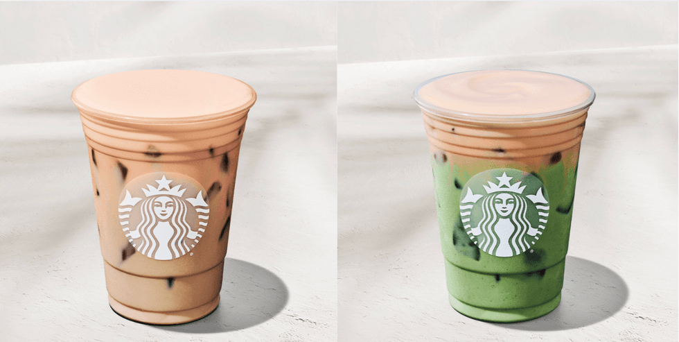 starbucks orange cream drinks